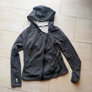 Under Armour Grey Asymmetrical Zip-up Hoodie - Medium